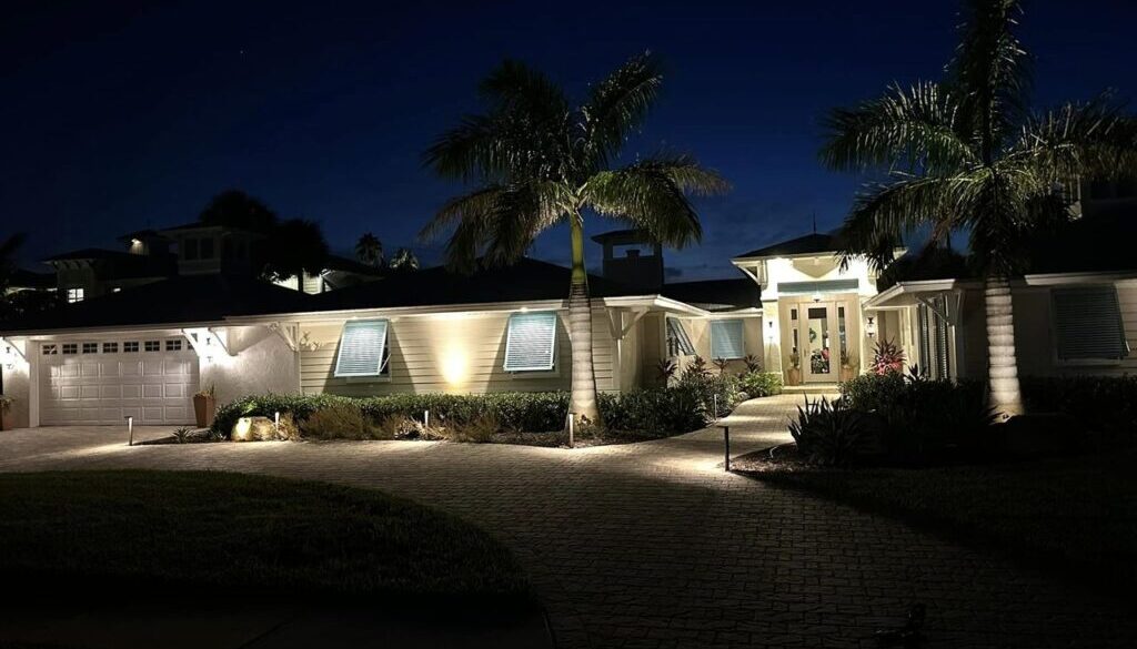 landscape lighting installation viera fl