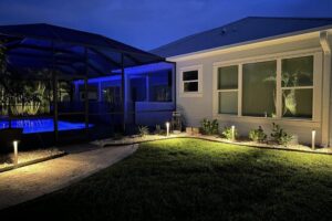 best landscape lighting design and installation services Melbourne FL, Brevard County landscape lighting design